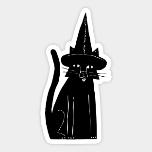 Cat Witch Sticker